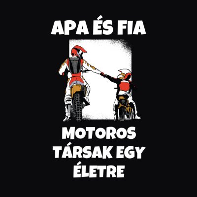 Apa fia motorosok