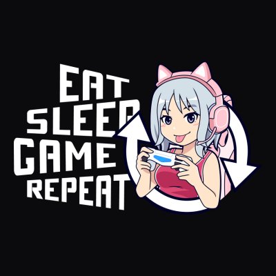 eat sleep game repeat csajos